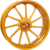 PERFORMANCE MACHINE (PM) Wheel - Assault - Gold - Front - 21 X 3.5 Assault Wheel - Team Dream Rides