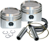 S&S CYCLE Piston Kit - for 89" Stroker Kits & Super Stock? Heads - 3.5" - Standard 92-2046 - Team Dream Rides