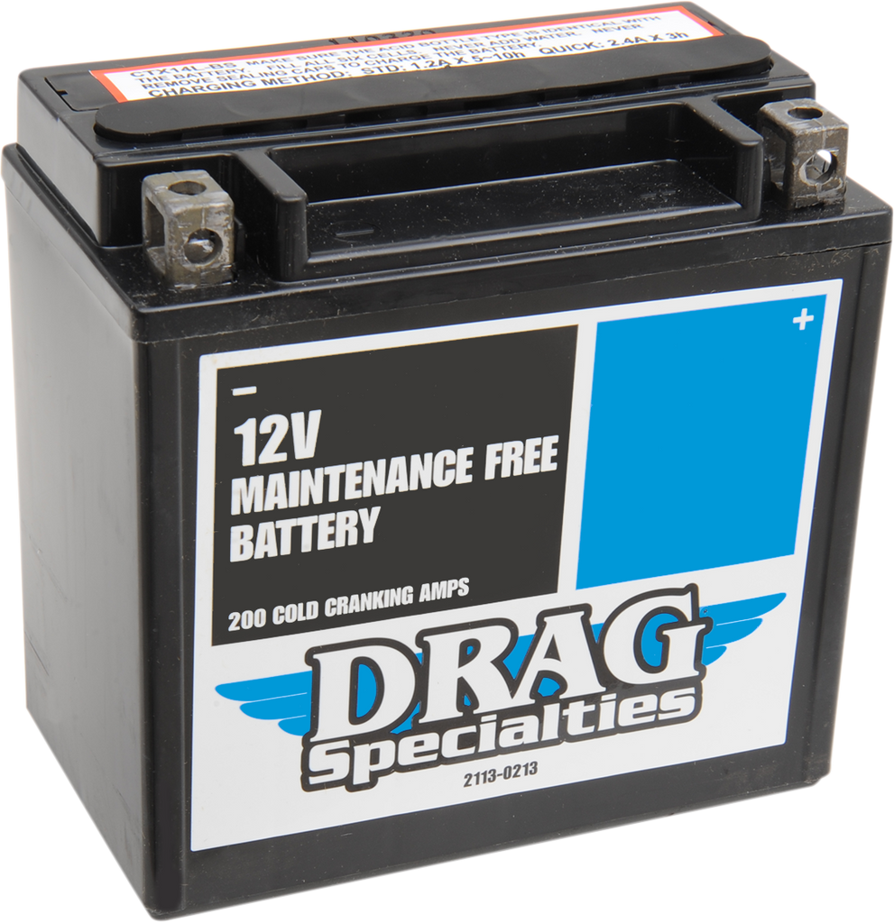 DRAG SPECIALTIES BATTERIES AGM Battery - YTX14LBS AGM Maintenance-Free Battery - Team Dream Rides