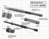 LEGEND SUSPENSION 1" Lowered AXEO Front Suspension - 49 mm - FLH '17+ 0414-0517 - Team Dream Rides