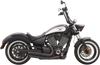 BASSANI XHAUST Pro-Street Exhaust - Black - Turnout 6V23DB - Team Dream Rides