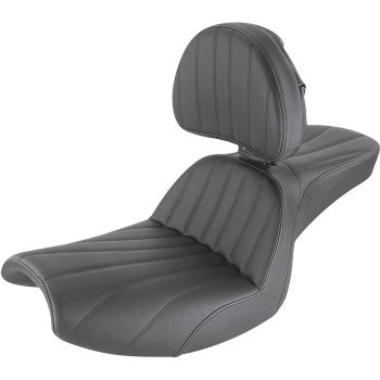 SADDLEMEN John Jessup Pro Series Step Up Seat Step Up Seat - Lattice Stitched - Jessup - With Backrest - Team Dream Rides