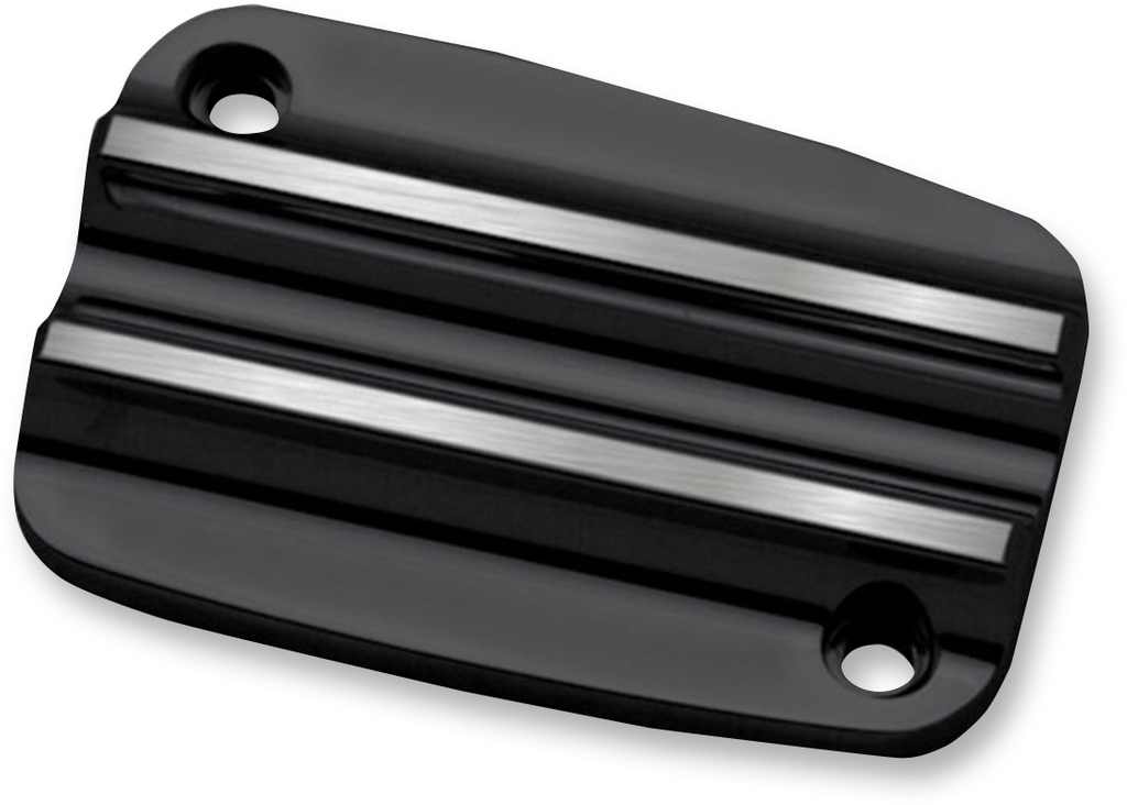 COVINGTONS Black Finned Clutch Master Cylinder Lid for '17 - '19 Master Cylinder Cover - Team Dream Rides