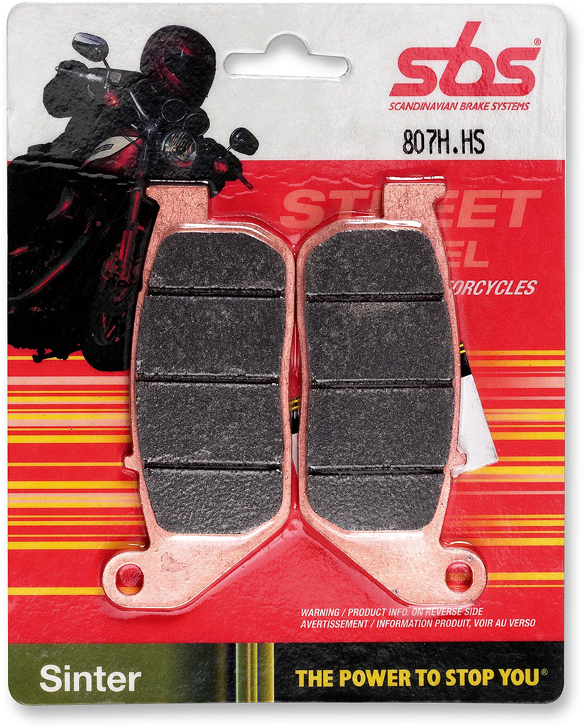 SBS Sintered Brake Pads - Sportster Sintered Metal Harley/Buell Brake Pads - Team Dream Rides