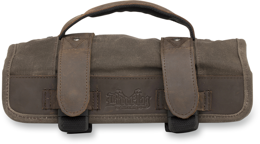 BURLY BRAND Waxed Cotton Tool Roll Tool Roll - Team Dream Rides