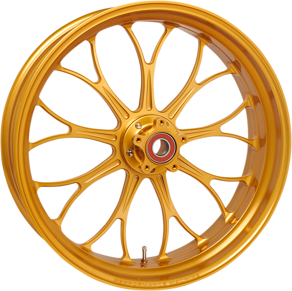 PERFORMANCE MACHINE (PM) Wheel - Revolution - Gold - Front - 21 X 3.5 - ABS Revolution Wheel - Team Dream Rides