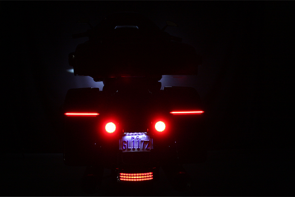 CUSTOM DYNAMICS LED Low-Profile BAGZ™ Accent Lights - Red Lens LED Low-Profile BAGZ™ Accent Lights - Team Dream Rides