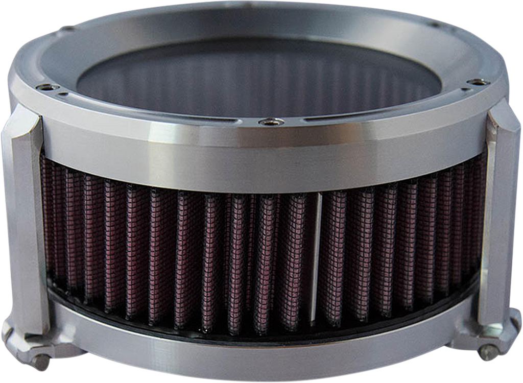 TRASK Air Cleaner Assault Raw 17-19FL Assault Charge High-Flow Air Cleaner - Team Dream Rides