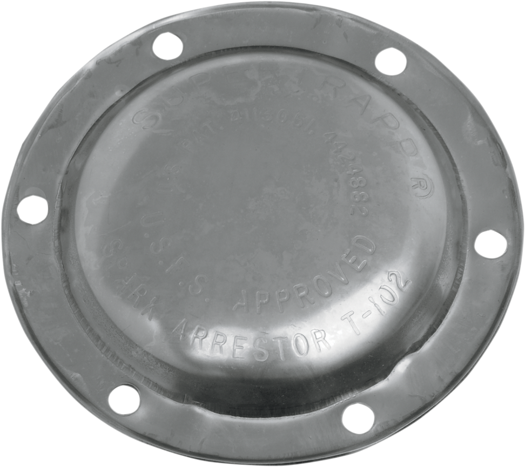 SUPERTRAPP End Cap - Stainless Steel - 6-Bolt Replacement End Cap - Team Dream Rides