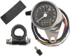 DRAG SPECIALTIES 2.4" KPH Mini Mechanical Speedometer with LED Indicators - Black Face - 2:1 Ratio 2.4" Mini Mechanical Speedometer with LED Indicators - Team Dream Rides