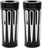 ARLEN NESS Deep Cut Fork Boot Covers - Black Anodized - +2" - FLT Aluminum Fork Boot Covers — Deep Cut - Team Dream Rides