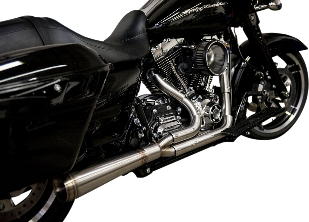 TRASK Assault 2:1 Exhaust - Full Stainless - Straight - '17-'20 Touring Assault 2:1 Exhaust System - Team Dream Rides