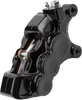 ARLEN NESS 4-Piston Caliper - Left - 11.8" - Black Ness Tech Four-Piston Caliper - Team Dream Rides