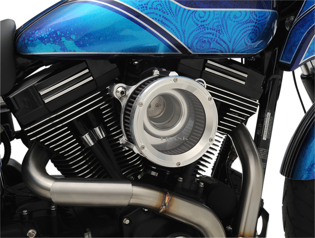 TRASK Air Cleaner Assault Electronic Fuel Injection Raw Assault Charge High-Flow Air Cleaner - Team Dream Rides