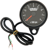 DRAG SPECIALTIES 2.4" Mini Electronic Tachometer - Black - Backlit LED Black Face 2.4" Mini Electronic Tachometer - Team Dream Rides
