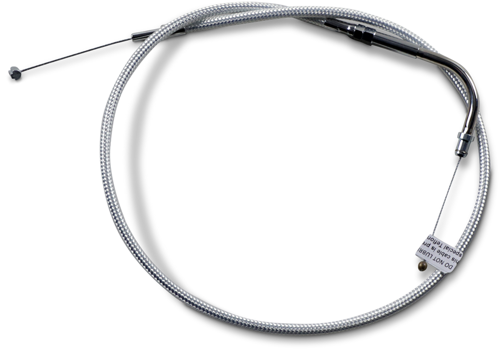 MAGNUM 26-1/2" Sterling Chromite II® Throttle Cable Sterling Chromite II® Braided Cable for Harley-Davidson — Throttle - Team Dream Rides