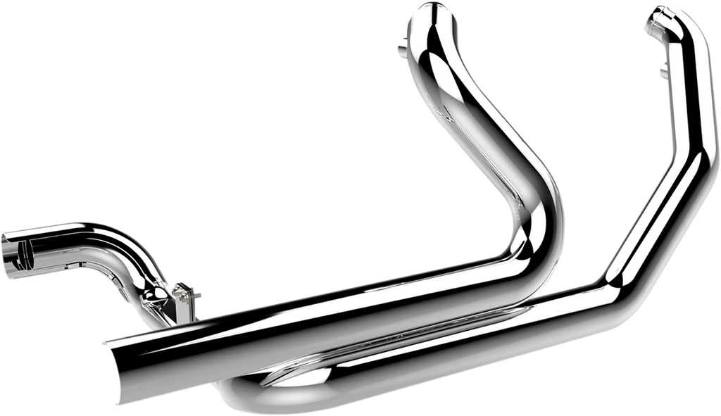 KHROME WERKS 2:2 Headpipe with Heat Shield - Chrome 2-into-2 Crossover Headers - Team Dream Rides