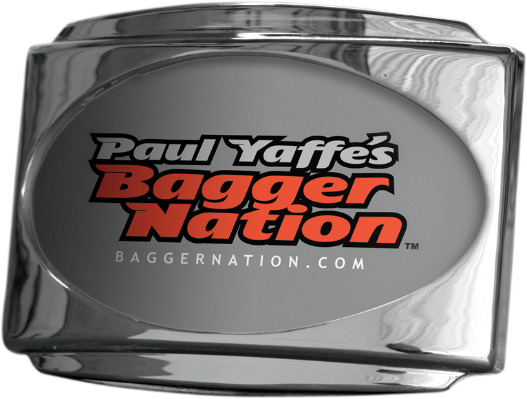 PAUL YAFFE BAGGER NATION License Plate Frame - CVO - Chrome CVO Universal Stealth III License Plate Frame - Team Dream Rides