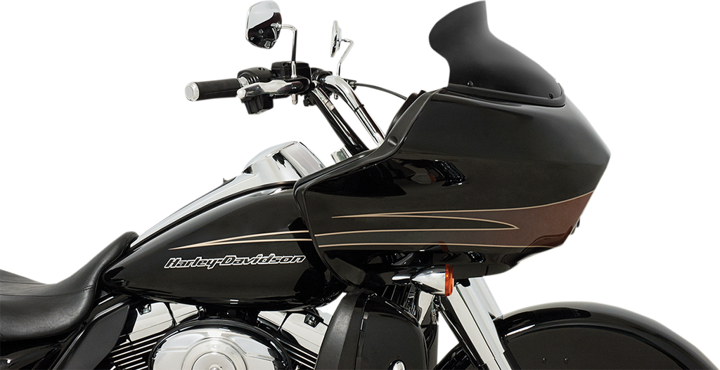 MEMPHIS SHADES HD Spoiler Windshield - 6" - Black - FLTR '15+ Spoiler Replacement Windshield for OE Fairings - Team Dream Rides