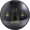 RIVCO PRODUCTS 5.75" LED Headlight - Black Illuminati LED Headlight Assembly - Team Dream Rides