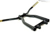 Bung King 10" Road Glide Riser 2014-UP TBW with Top Clamp Satin Black - Team Dream Rides