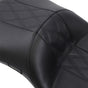 LE PERA Maverick Daddy Long Legs Seat LK-957DLHR2 for Harley FL 2008-2022, Black with Black HR Inlay - Team Dream Rides
