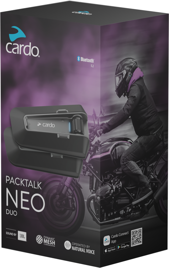 CARDO Packtalk Neo Duo Bluetooth Motorcycle Communicator PTN00101