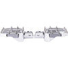 THRASHIN SUPPLY CO. Mini Aggressor Floorboards Chrome - Front TSC-2031-3-SF - Team Dream Rides