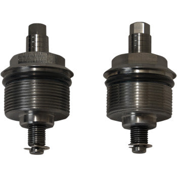 Speed Merchant SM39A-1 39 mm Fork Preload Adjusters, Black Anodized