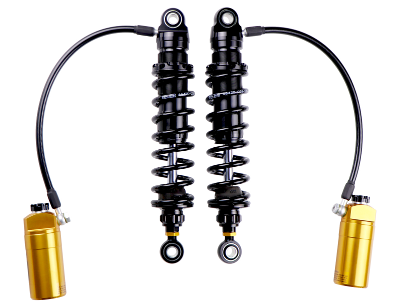 Ohlins HD 779S2 Harley-Davidson FL Touring STX 36 Twin Blackline 13-Inch Shocks with Heavy Duty Springs