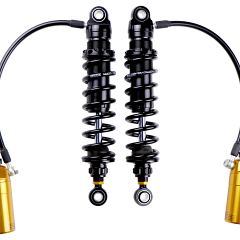 Ohlins HD 779S2 Harley-Davidson FL Touring STX 36 Twin Blackline 13-Inch Shocks with Heavy Duty Springs