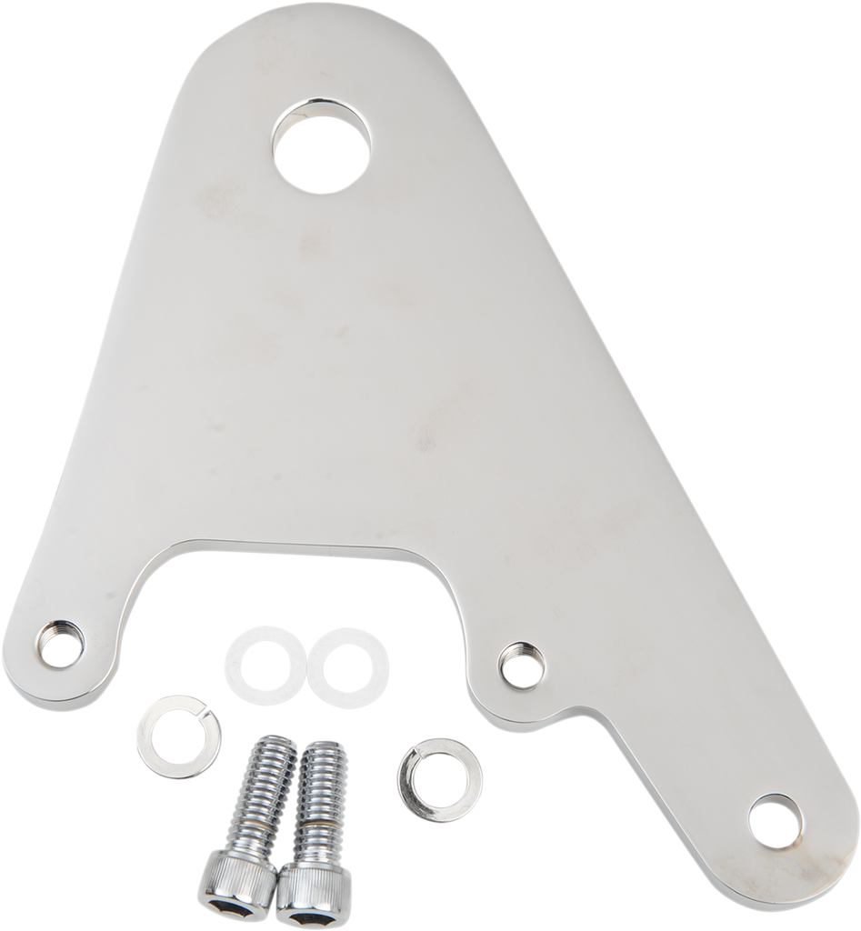 PERFORMANCE MACHINE (PM) Caliper Bracket - Chrome - Custom Frame with 3/4" Axle 0023-1586AG-CH