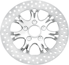PERFORMANCE MACHINE (PM) Brake Rotor - 11.5" - Paramount - Chrome 01331522HEASSCH - Team Dream Rides