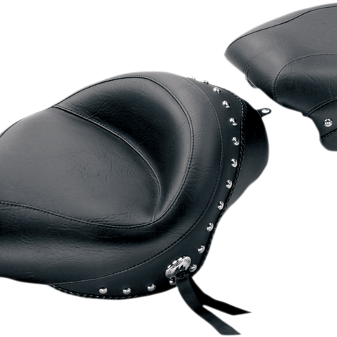 MUSTANG Wide Studded Solo Seat - XL '04-'21 76151 - Team Dream Rides
