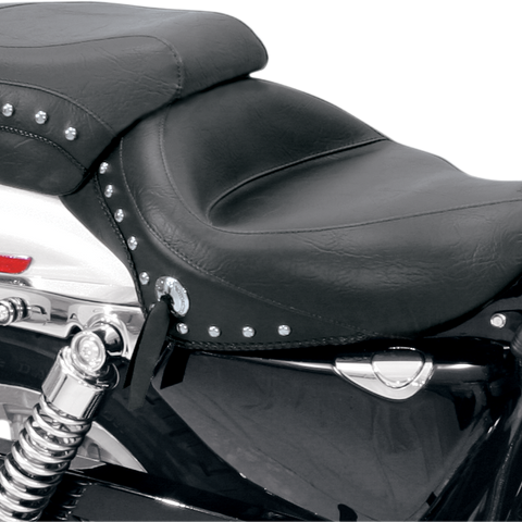 MUSTANG Wide Studded Solo Seat - XL '04+ 76153 - Team Dream Rides