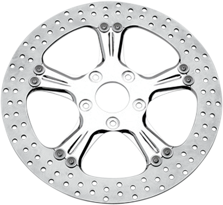 PERFORMANCE MACHINE (PM) Brake Rotor - 13" - Wrath - Chrome 01333015WRAS