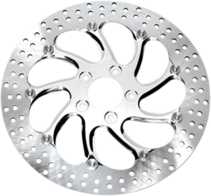 PERFORMANCE MACHINE (PM) Brake Rotor - 11.5" - Torque - Chrome 01331522TORLSCH - Team Dream Rides