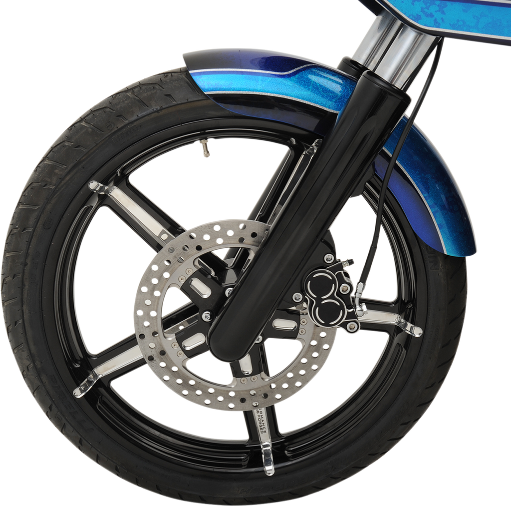 PERFORMANCE MACHINE (PM) Brake Rotor - 11.8" - Formula - Platinum Chrome 01331800FRMSBMP - Team Dream Rides