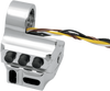 PERFORMANCE MACHINE (PM) Control Switch Housing - Left Side - Hydraulic Clutch - Five Button - Chrome 0062-2043-CH