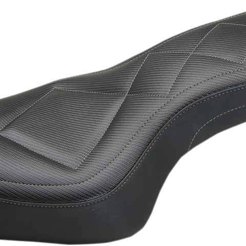 MUSTANG Super Tripper Seat - Carbon - XL 75238 - Team Dream Rides