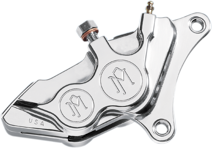 PERFORMANCE MACHINE (PM) Caliper - Front Right - Chrome - 00-17 Harley-Davidson 0053-2920-CH