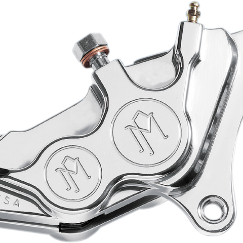 PERFORMANCE MACHINE (PM) Front Right Chrome Brake Caliper for Harley-Davidson 00-17 with Part Number 0053-2920-CH
