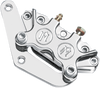 PERFORMANCE MACHINE (PM) Single Disc Caliper - Front - Polished 84-99 1213-0017P - Team Dream Rides