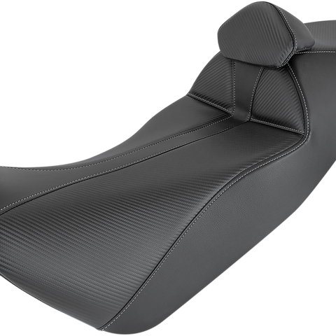 SADDLEMEN Adventure Tour Seat - Standard - Lumbar Backrest - Black - CRF1000 '16-'19 0810-H048BR - Team Dream Rides