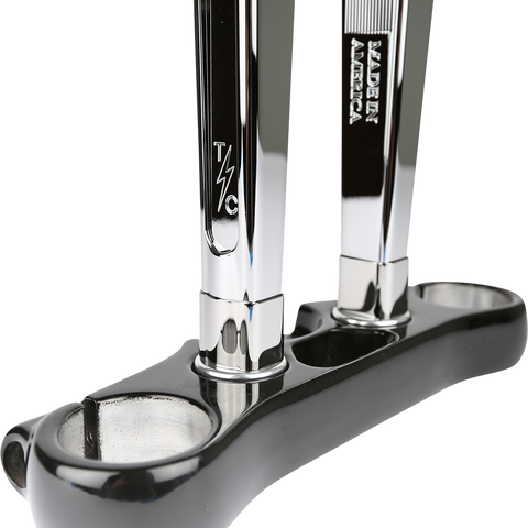 THRASHIN SUPPLY CO. Riser Extensions - 1 Inch Chrome TSC-9801-3