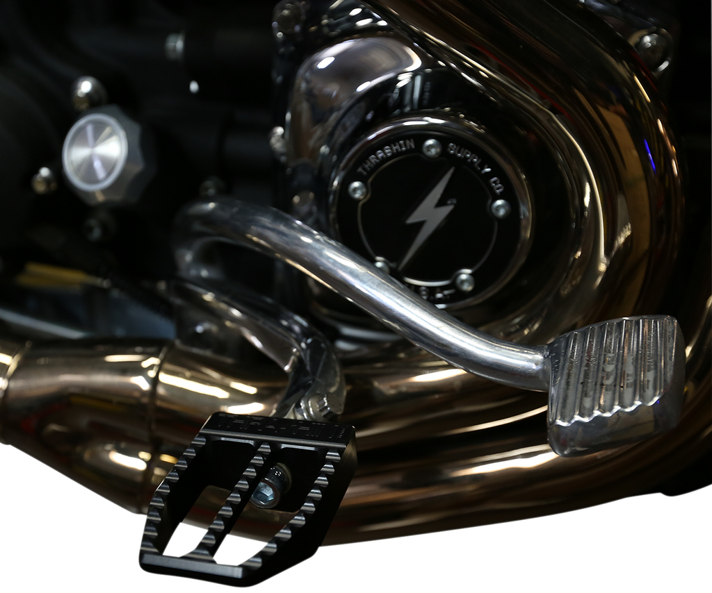 THRASHIN SUPPLY CO. Front Militant Foot Pegs for Softail - Black (Part TSC-2019-1-SF)