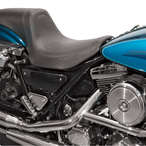 MUSTANG Seat - Fastback* - Stitched - Black - FXR '82-'00 75445 - Team Dream Rides