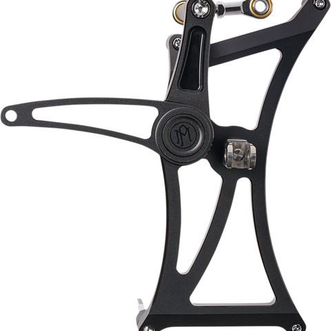 PERFORMANCE MACHINE (PM) Mid Control - Black - Touring 0035-1175M-SMB - Team Dream Rides