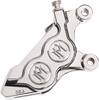 PERFORMANCE MACHINE (PM) 4-Piston Caliper - Chrome - Right Front 0052-2424-CH - Team Dream Rides