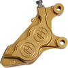 PERFORMANCE MACHINE (PM) 4-Piston Caliper - Gold Ops - Right Front 0052-2424-SMG